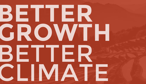 New Report – Better Growth, Better Climate