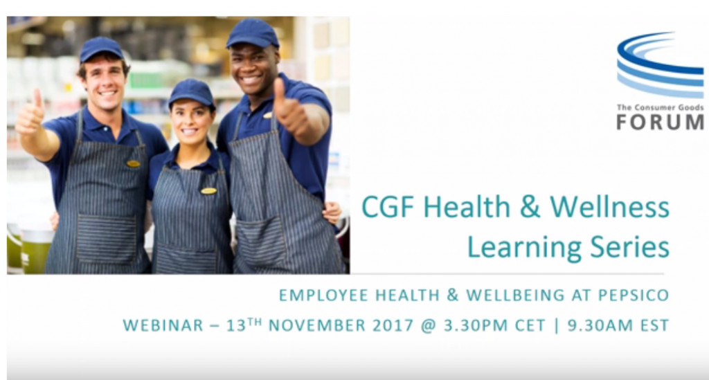 Webinar Recording: Health & Wellness Learning Series – Healthy Living at PepsiCo