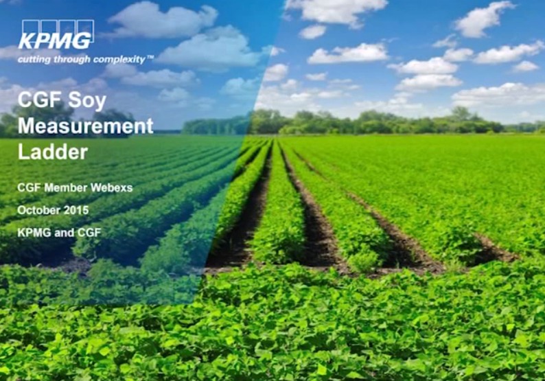 Webinar Recording: Soy Measurement Ladder by KPMG/CGF