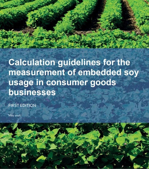 Calculation Guidelines for the Measurement of Embedded Soy Usage in Consumer Goods