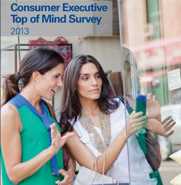 KPMG Top of Mind 2013: Consumer Executive Top of Mind Survey