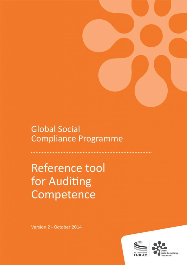 GSCP Reference Tool for Auditing Competence