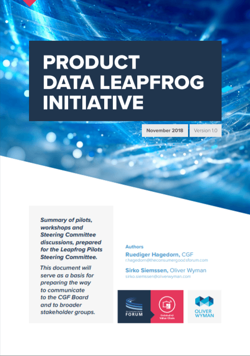 Product Data Leapfrog Initiative
