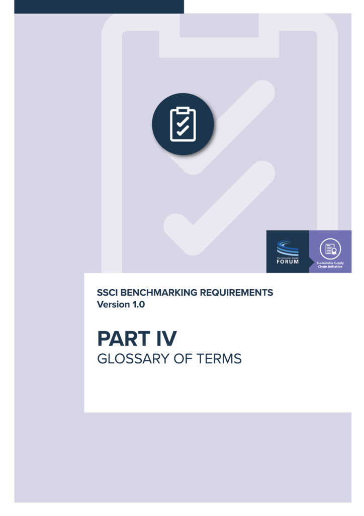 SSCI Part IV — Glossary of Terms v1.0