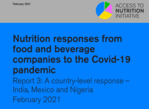 Nutrition Responses From Food & Beverage Companies to the Covid-19 Pandemic