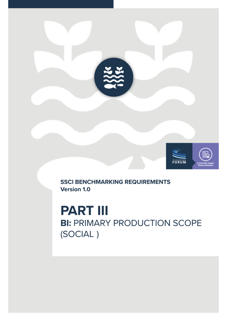 SSCI Part III — Social Criteria v1.0 | Scope BI: Primary Production