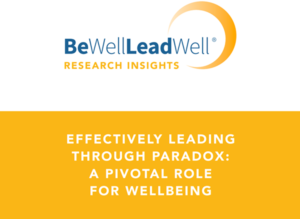 Be Well Lead Well® Research Insights