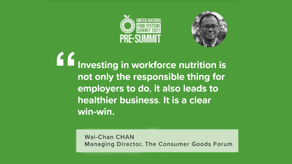 Workforce Nutrition Driving Healthier Lives & Healthier Business – A Clear Win-Win