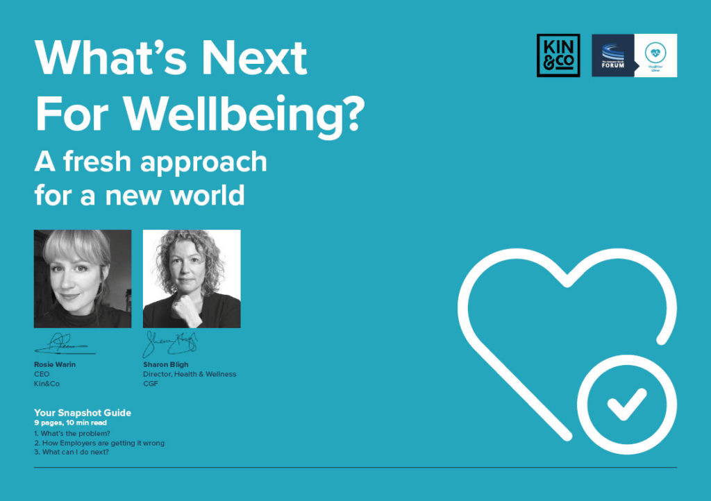 Employee Wellbeing Takes Centre Stage with New Paper & Launch of CEO-led #WellbeingWednesday