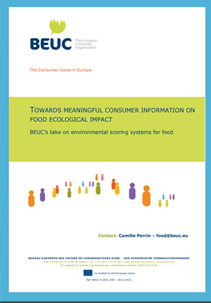 Towards Meaningful Consumer Information on Food Ecological Impact