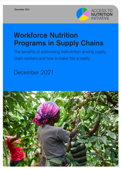 Workforce Nutrition Programs in Supply Chains