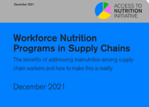Workforce Nutrition Programs in Supply Chains