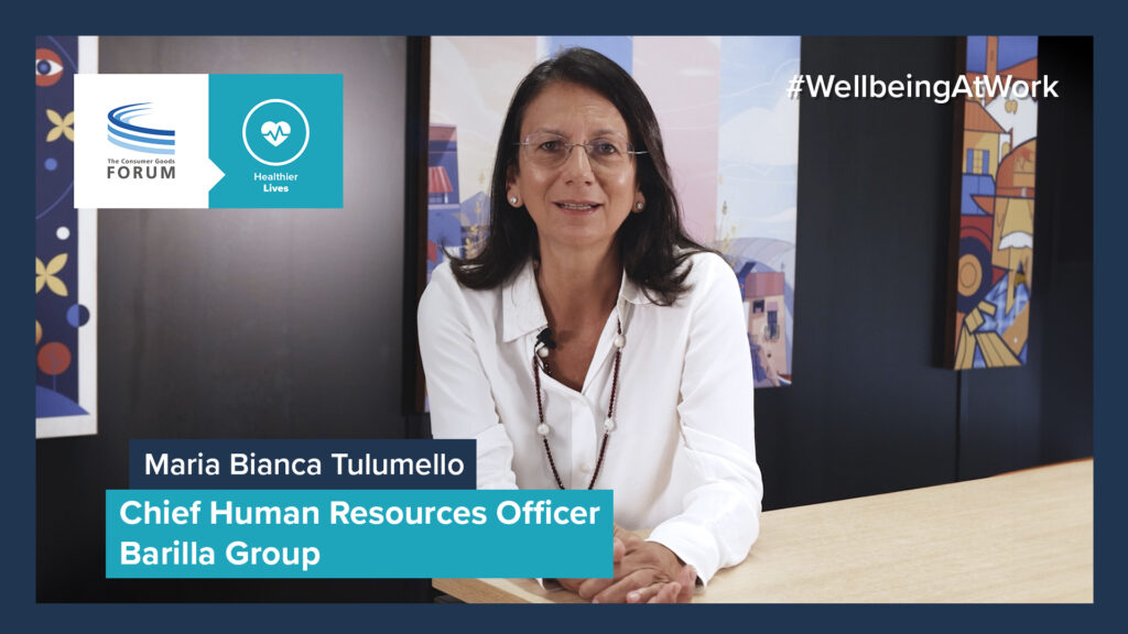A Message on #WellbeingAtWork from Maria Bianca Tulumello, Chief Human Resources Officer, Barilla Group