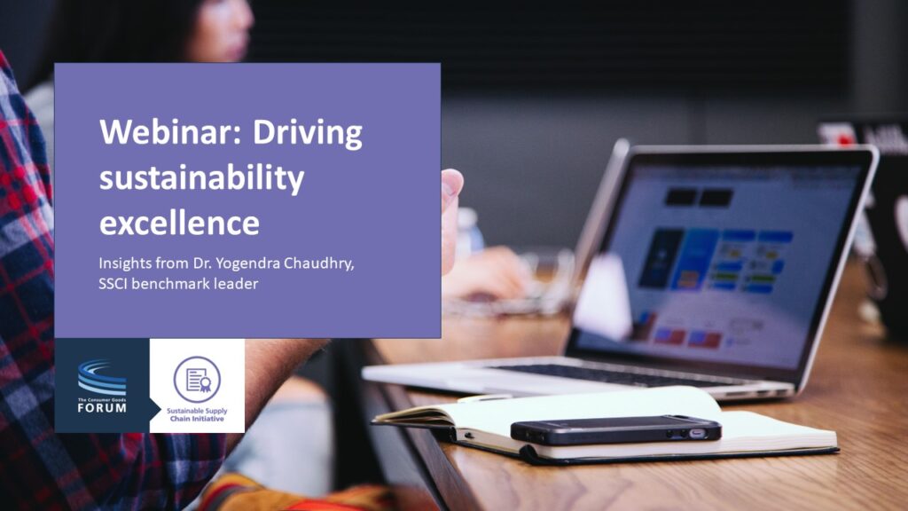 SSCI Webinar Driving Sustainability Excellence: Insights from Dr. Yogendra Chaudhry
