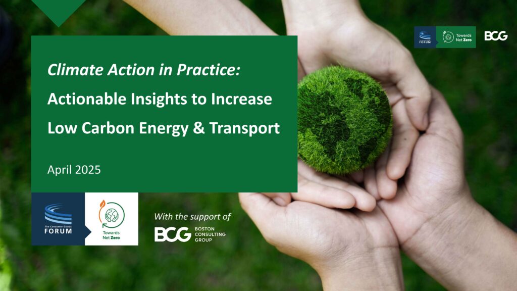 Climate Action in Practice: Actionable Insights to Increase Low Carbon Energy & Transport