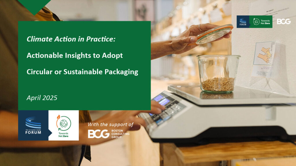 Climate Action in Practice: Actionable Insights to Adopt Circular or Sustainable Packaging