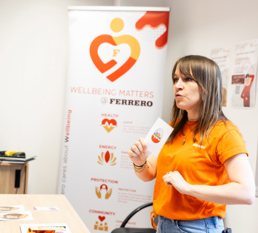 Ferrero's global awareness wellbeing strategy