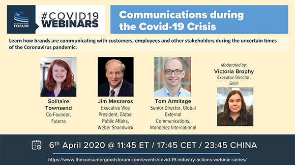 CGF Covid-19 Webinar on Communications