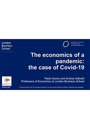 The Economics of a Pandemic: The Case of Covid-19