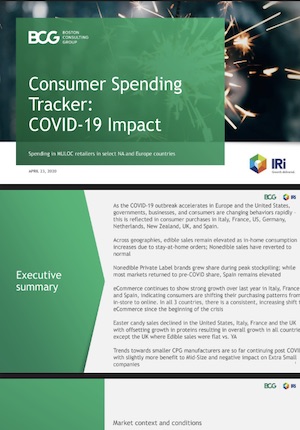 BCG Consumer Spending Tracker: COVID-19 Impact