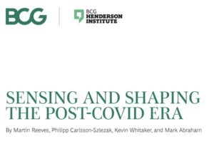 BCG: Sensing and Shaping the Post-COVID Era