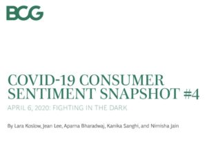 BCG: COVID-19 Consumer Sentiment Snapshot #4