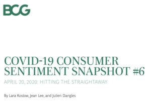 BCG: COVID-19 Consumer Sentiment Snapshot #6