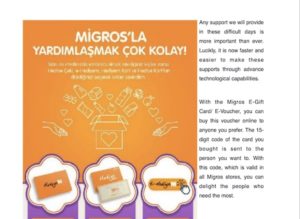 Migros Gives Out Free E-Voucher to Help Provide Support During COVID-19 Crisis