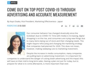 Come Out On Top Post COVID-19 Through Advertising And Accurate Measurement