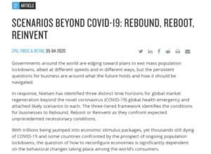 Scenarios Beyond COVID-19: Rebound, Reboot, Reinvent