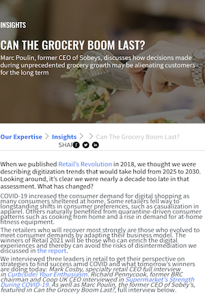 Can the Grocery Boom Last?