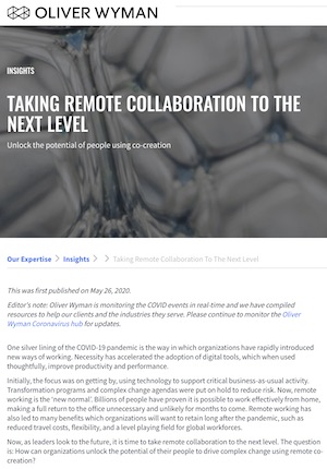 Taking Remote Collaboration to the Next Level