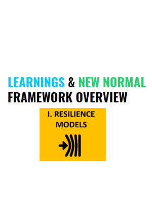 Learnings & New Normal Framework Overview: Business Models – Resilience Models