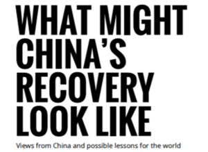 What Might China’s Recovery Look Like
