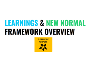 Learnings & New Normal Framework Overview: Employees – Sense of Purpose