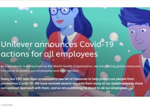 Unilever Announces Covid-19 Actions For All Employees