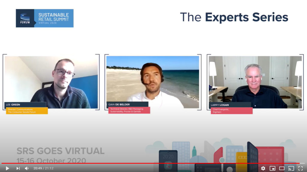 Sustainable Retail Summit Expert Series: Gian De Belder, P&G and Larry Logan, Digimarc